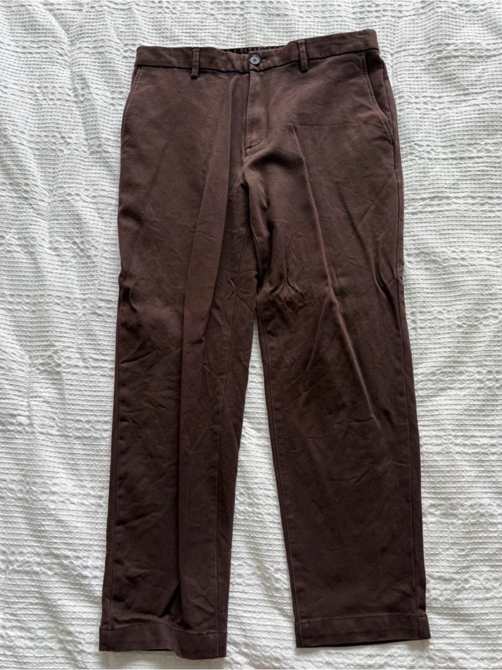 Banana Republic Dark Brown Mohair Chinos